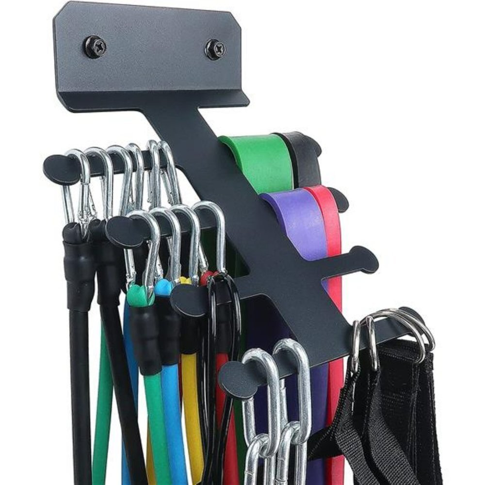 Resistance Band Rack Band Storage Hanger Gym Equipment Organizer